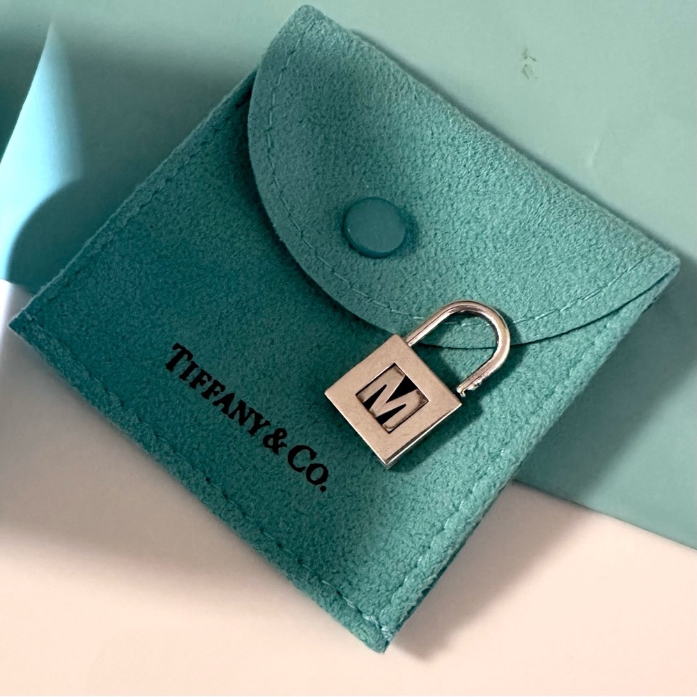 COPY - Tiffany & Co. initial M lock charm sterling silver